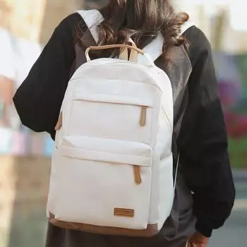 Студенческий рюкзак, женский однотонный рюкзак, школьный рюкзак для младших школьников и старшеклассников