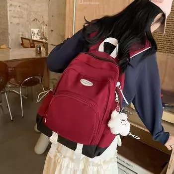 Студенческий школьный рюкзак для девочек, компьютерная сумка, дорожный рюкзак