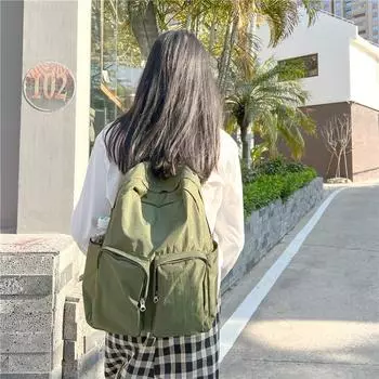 Студенческий школьный рюкзак, винтажный женский рюкзак, дорожный рюкзак в студенческом стиле