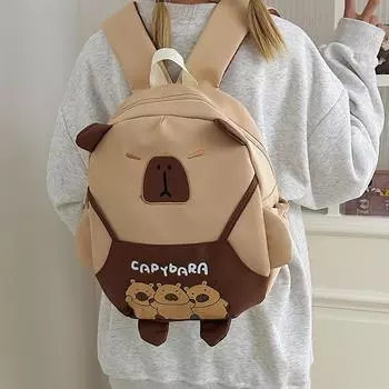 Студенческий школьный рюкзак женский мультяшный рюкзак мини рюкзак белый