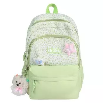 Студенческий школьный рюкзак Женский рюкзак большой вместимости Женский рюкзак большой вместимости Small зелёный