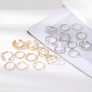 Студенческое Нежное Сексуальное Кольцо с Кисточкой Для Вечеринок Универсальное Кольцо Элегантное Кольцо Простые Детали Резное Кольцо Открытие Темперамент Женский Набор Кольца Корейское Кольцо золотой