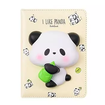 Student Cute Cartoon Pattern Exquisite Decompression Leather Notebook