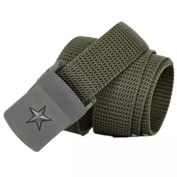 Student Military Training Belt Security Belt Training Plastic Woven Nylon Canvas Inner Belt Belt Belt 80cm