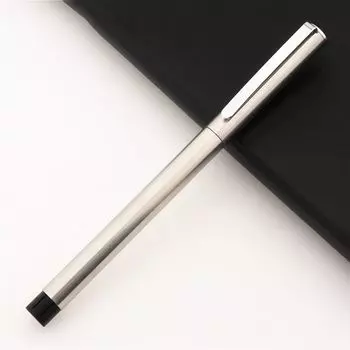 Student Pen Office Office Supplies Business Pen Student Stationery Calligraphy Pen Fountain Pen silver-0.5mm