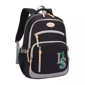 Student schoolbag Multifunctional multi-layer large-capacity junior high school student High school student fashion backpack чёрный