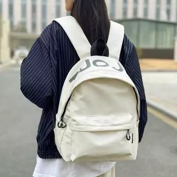 Student Schoolbag Travel Backpack Large Capacity Women s Computer Backpack белый