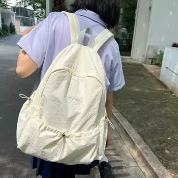 Студенческий школьный женский рюкзак большой емкости, портативный компьютерный дорожный рюкзак для мужчин чёрный