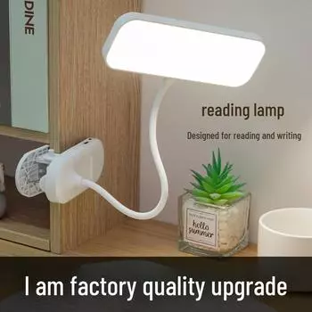 Student-Specific LED Desk Lamp with Eye Protection, Clip-On Feature, and Creative Night Light