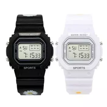 Студенты Будильник Светодиодные Цифровые Часы Парные Часы Женские Мужские Электронные Часы Наручные Часы #6