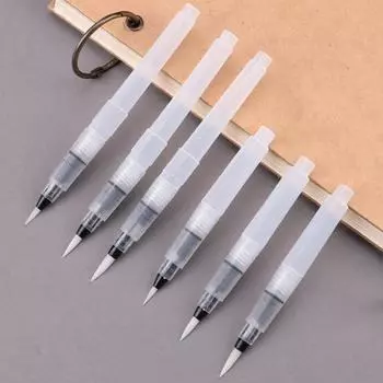 Студенты для начинающих, мягкая акварельная кисть, ручка, художественная живопись, рисунок, канцелярские принадлежности L 12cm