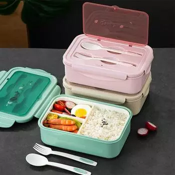 Студенты и офисные работники используют микроволновую печь для разогрева ланч-боксов и специальных ланч-боксов. Pack of 1 амарант розовый