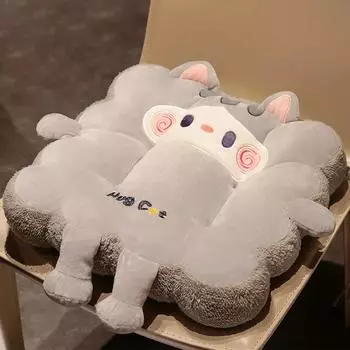 Студенты и преподаватели в Four Season, утолщенная подушка для сиденья офисного кресла с милым дизайном тоста для длительного сидения 40x40x10