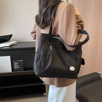 Студенты колледжа едут на учебу, вместительные ручные сумки из ткани, сумки, женские простые холщовые сумки для отдыха, сумки через плечо
