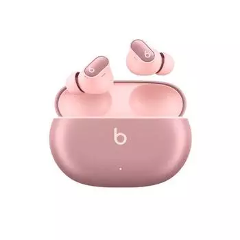 Studio Buds + настоящие беспроводные наушники с шумоподавлением, Bluetooth наушники, спортивная гарнитура с защитой от пота и зарядным чехлом для микрофона One Size розовый