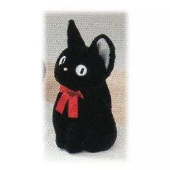 Studio Ghibli Delivery Service Дзидзи Сидящий L Мягкая игрушка Высота 38 см Кики чёрный