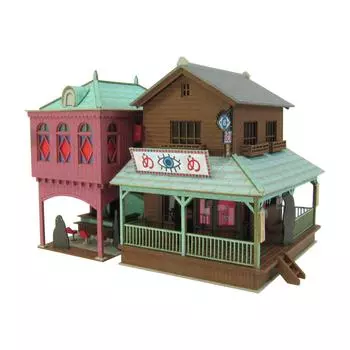 STUDIO GHIBLI Гигантские кресла-мешки Sankei Miniatuart Kit Studio Ghibli Серия Унесенные призраками Таинственный город-2 Масштаб 1/150 Бумажная поделка MK07-05