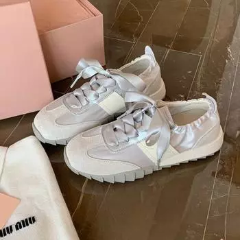 Studiolee Ballet Soft Sole Splicing Satin Versatile Sports Casual Shoes Women s Summer 34