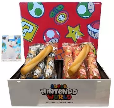 Studios Japan USJ Mario Maple Roll Печенье Super Nintendo World Mario Motors Сувенирные сладости Univa Goods Подарочная сумка [Universal Limited] (Покупка