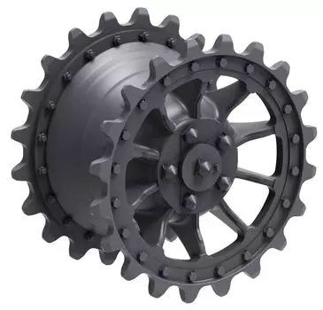 Студия WW2 немецкий танк Tiger I тяжелый модель стартовое колесо пластиковые детали модели T-Rex 1/35 средний/поздний (Общее назначение) TR35168-1 (танк)