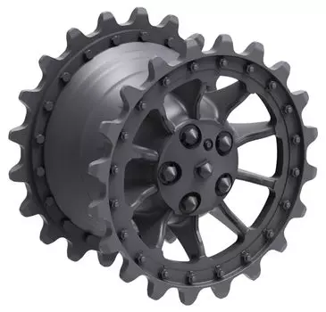 Студия WW2 немецкий тяжелый танк Tiger I ранний тип начальное колесо тип 3 пластиковые детали модели T-Rex 1/35 (Общее назначение) TR35167-1 (танк)