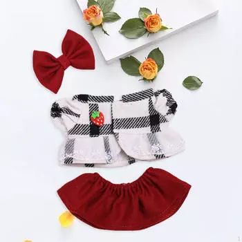 Stuffed Doll Top and Skirt Dress up for Kids Birthday Gift Photo Props, Clothing Fashion DIY