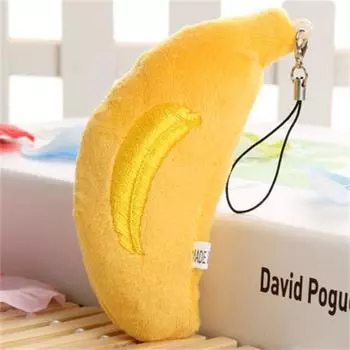 Stuffed Key Rings Key Holder Fruit Plush Toy Fruit Plush Doll Plush Keychain Vegetable Plush Toy banana