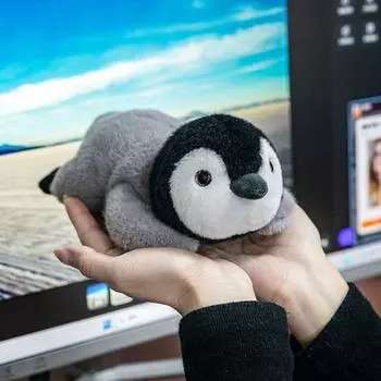 Stuffed Penguin Plush Keychain Cartoon Penguin Soft Pillow Penguin Stuffed Pendant Birthday Gift Style 1