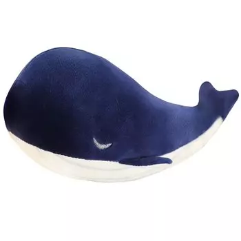 stuffed sea creature pillow made of PP fluffy and perfect as a 65cm long Extra-large cushion/body cotton, soft, gift. Whale,