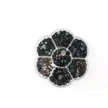 Stuffed Toy DIY Funny Toy Bear Eyes Round Flat Black Eyes Plastic Eyes for Dolls Doll Accessories