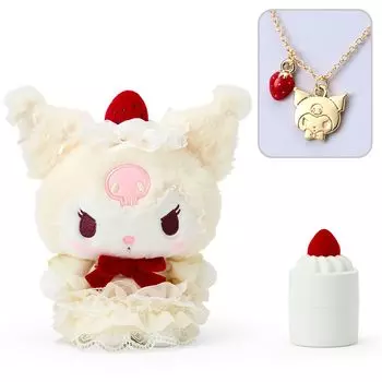 Stuffed Toy Necklace Kuromi Accessory Case Gift 391221 [Sanrio] & (Shortcake)