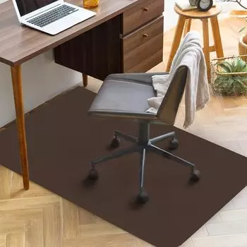 Стул 90 x 140 4 Стол Стул Защита пола Без звука Пол Царапины Коричневый Коврик, см, Толщина: мм, Коврик, Мат, Скольжение, Поглощение, Предотвращение, Противоскользящий,