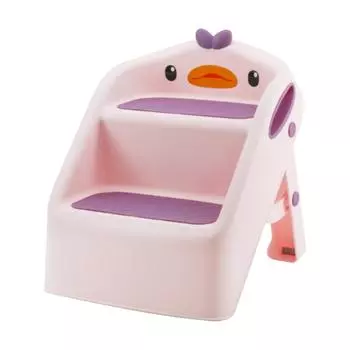 Стульчик-лестница для малышей, легко складывающийся табурет-лестница для малышей с нескользящей поверхностью и узорами в виде букв алфавита, легкий детский табурет-лестница One Size темно-серого