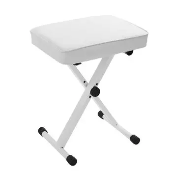 Стул для фортепиано стул для фортепиано электронное пианино стул для клавиатуры стул табурет урок музыки практические уроки представление внутренняя регулировка высоты подушка черная белый