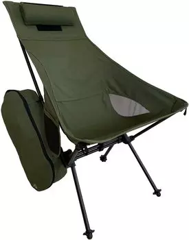 Стул из хлопкового полотна, устойчивый к статическому электричеству, ультралегкий, широкий, с высокой спинкой, свободная конструкция с двойной рамой для фирмы