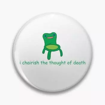 Стул-лягушка, мягкая пуговица, воротник, женская одежда с героями мультфильмов, металлический милый подарок, модная ювелирная брошь, булавка для лацкана для любовника