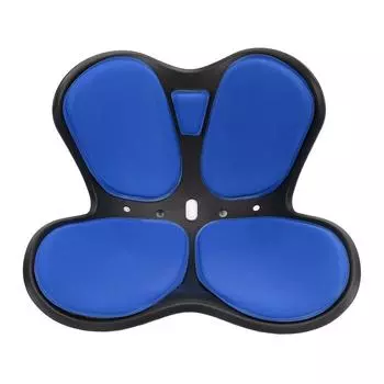 Стул с поддержкой поясницы для напольного сиденья, мягкий, дышащий, в форме лепестка, переносной, с поддержкой поясницы для небесно-голубой