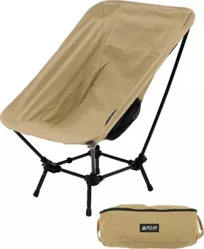Стул VASTLAND Camp Fit, стандартный тип, 4, складной складной стул с регулировкой по высоте, низкий стул, холст, хлопок, костер, коричневый