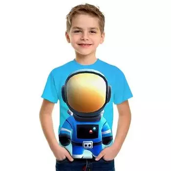 Stumble Guys Game 3D Printed Kids T Shirt Children Clothing Harajuku Cartoon Tees Casual Fun Top Clothing Girls Boys Tshirt 2024 100