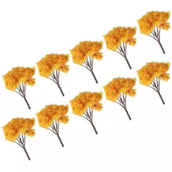 Stunning Model Trees Miniature Sakura Tree Plants for Model Enhancements Gold Tree