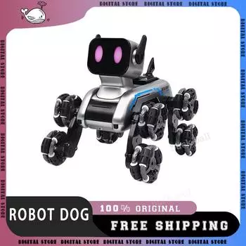 Stunt Eight Wheel Smart Remote Fancy Control Robot Dog, игрушка на радиоуправлении для детей, электрическая механическая собака, индивидуальный дрифт для мальчиков