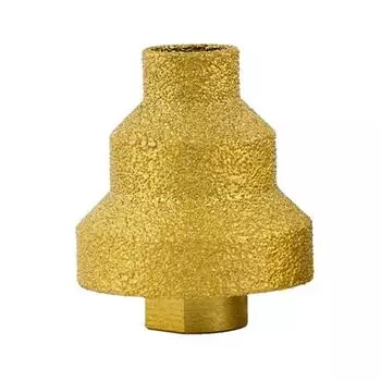 Ступенчатое сверло с алмазными частицами Ступенчатое сверло 20-35-50 мм для металла, дерева и пластика, конусное сверло, открывалка для отверстий