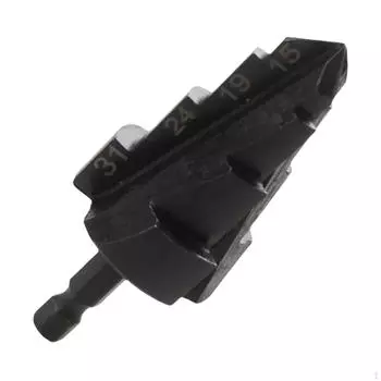 Ступенчатые сверла, расширитель труб 15-31 мм, пробойник, шестигранный хвостовик, многофункциональный