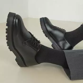 Ступени ST323 Butes Commando Sol 4 отверстия Дерби черные-ST323 250