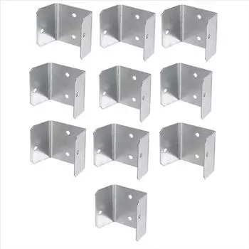 Sturdy Fence Panel Clips Anti Rattling U-shaped Clips Mailbox Signs Installation 32mm