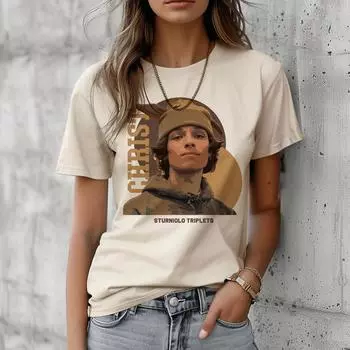 Sturniolo Triplets футболка женская дизайнерская футболка женская одежда y2k XL