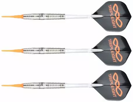 Ствол для дротика DYNASTY TRIPLEIGHT Eight Line ZERUCH 2BA Soft -EIGHT LINE- ZERUCH серебряный
