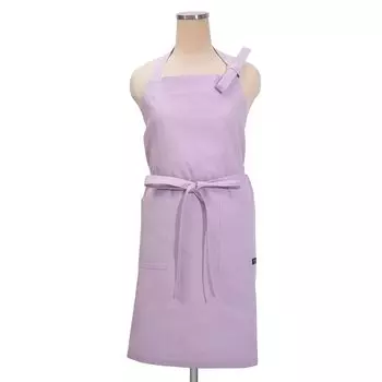 STYLE Decor Plain Pale W3202900 Apron, Oxford, Lilac,