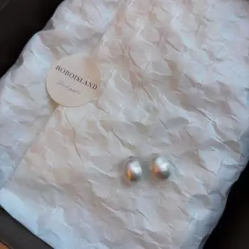 Style Metal Earrings Square and round Face Earrings Elegant Style Elegant Style Accessible Luxury Earrings Ear Studs Earrings 2024 New Arrival Silver matte drop stud earrings