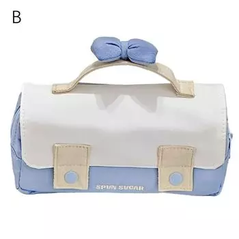 Style Student Pencil Bag High Quality Waterproof Multifunctional Storage Bag Small Fresh Girl Box